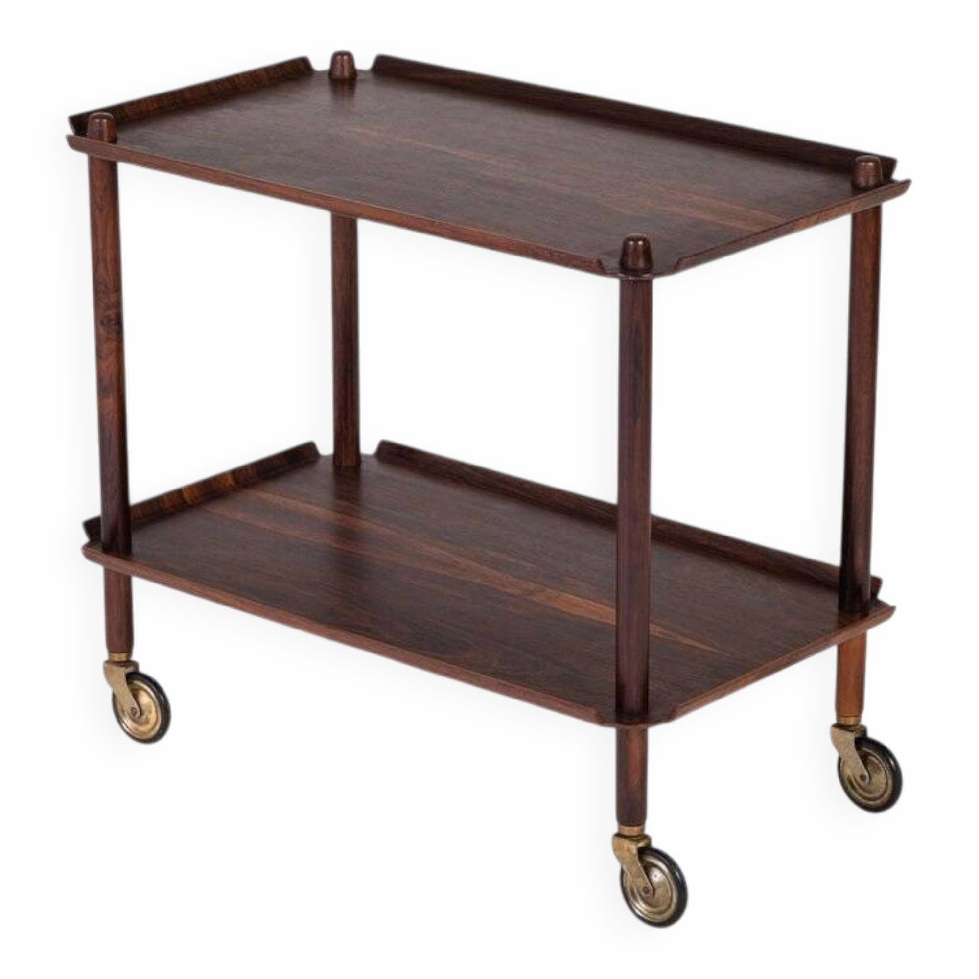 Rosewood Table Plateau by Poul Hundevad for Vamdrup, Denmark, 1960s