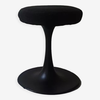 Black tulip stool cre rossi, design 1970