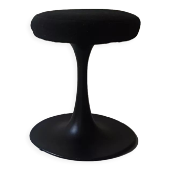 Black tulip stool cre rossi, design 1970