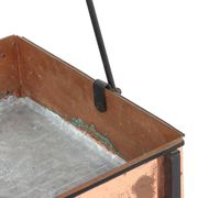 Copper flower box with integrated lamp - Hans Agne Jakobsson