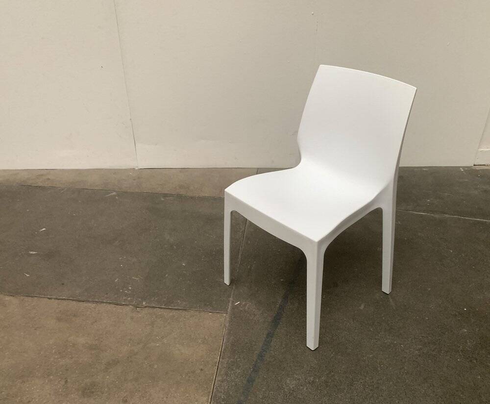 Stackable plastic auxiliary chair Italian Rome