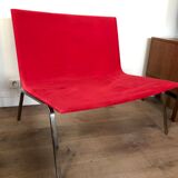 Chair Tacchini Model XL Pietro Arosio red bench