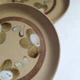 Sarreguemines Chamonix stoneware dinner plates