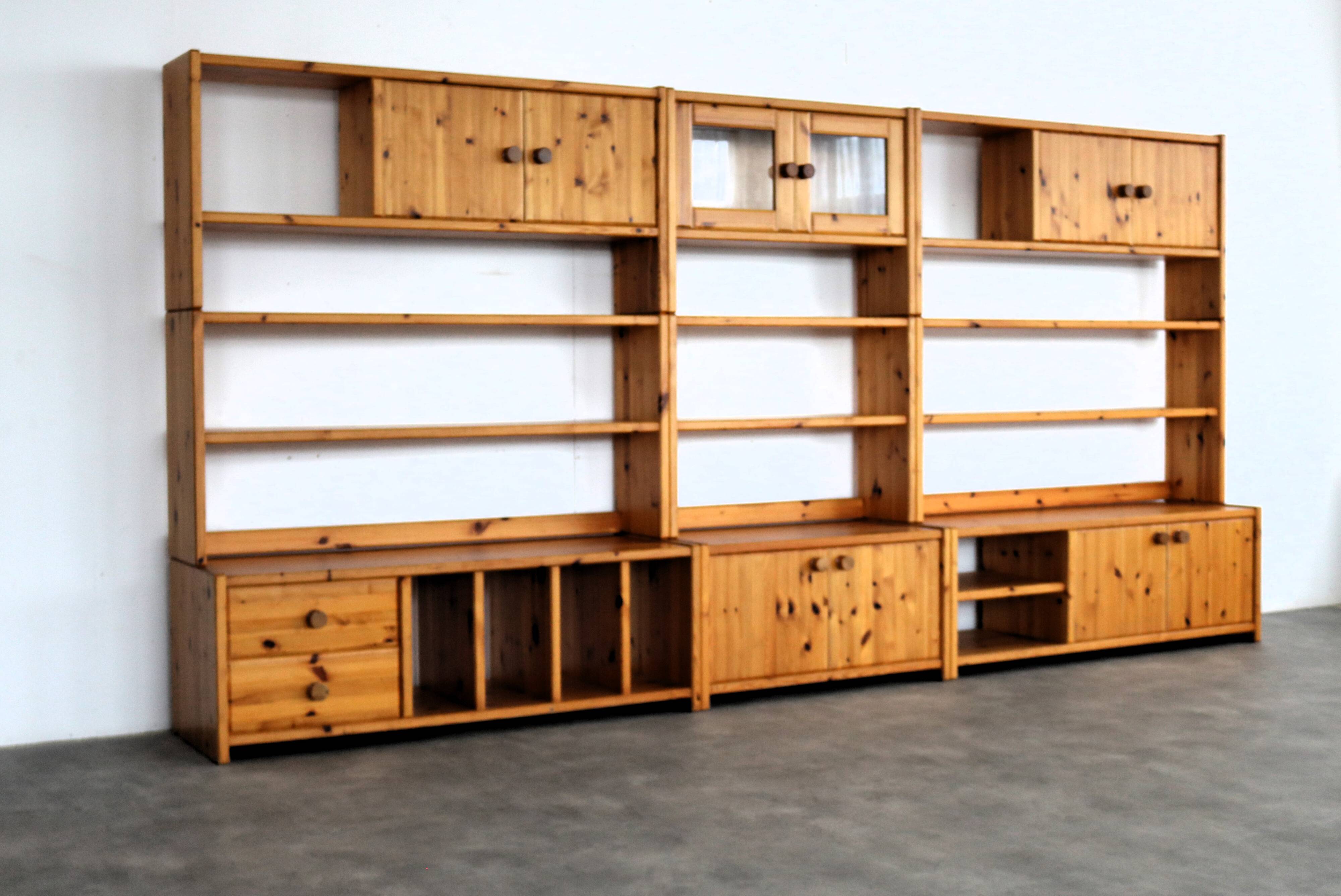 Vintage wall unit | wall cabinets | swedish | 70's