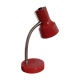 Lampe de bureau en métal rouge