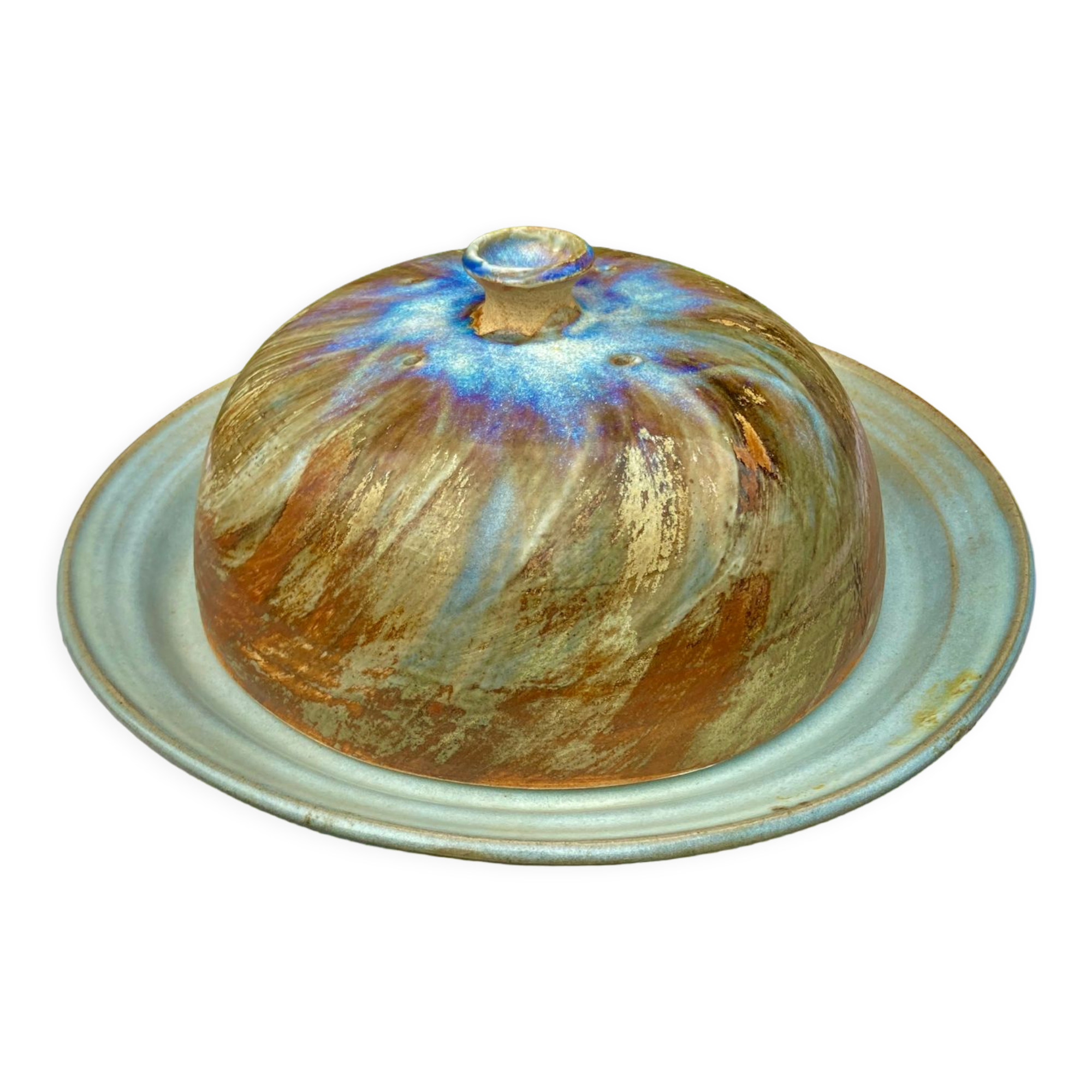 Old cheese bell with its signature ceramic top to identify