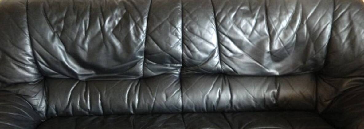 3 seater leather sofa