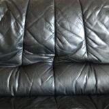 3 seater leather sofa