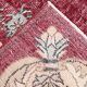7x10 Persian Burgundy Beige Vintage Rug, 201x323Cm