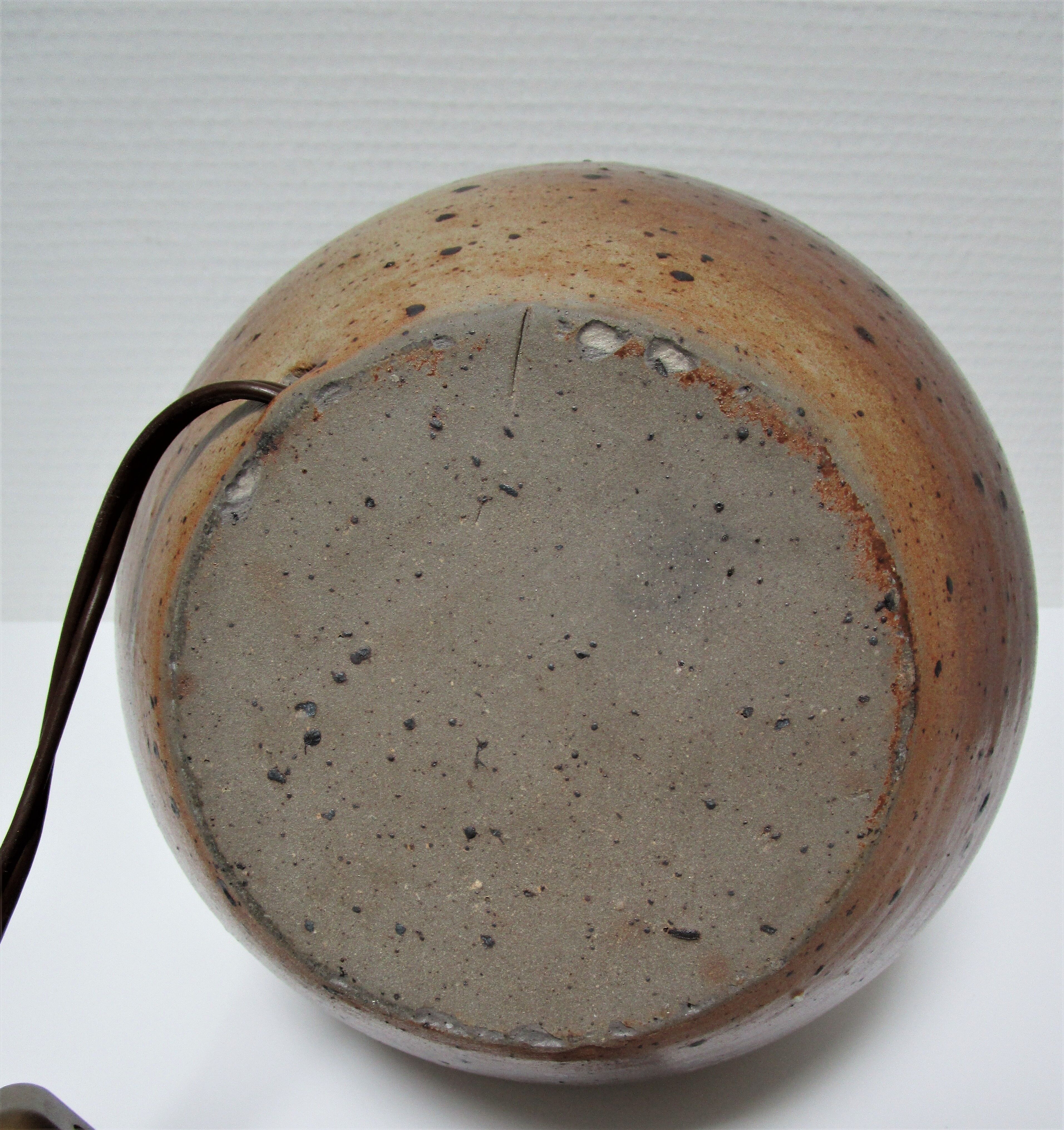 Vintage pyrity sandstone lamp foot