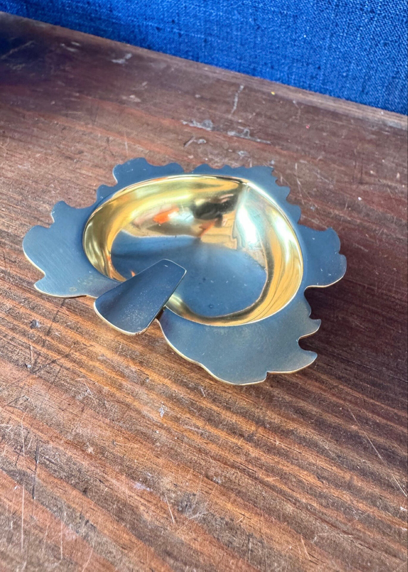Rare floor ashtray by Christian Dior, 1970.