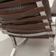 Fauteuil en cuir marron 1970