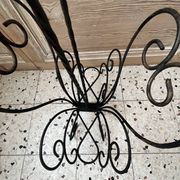 Wrought iron magazine rack