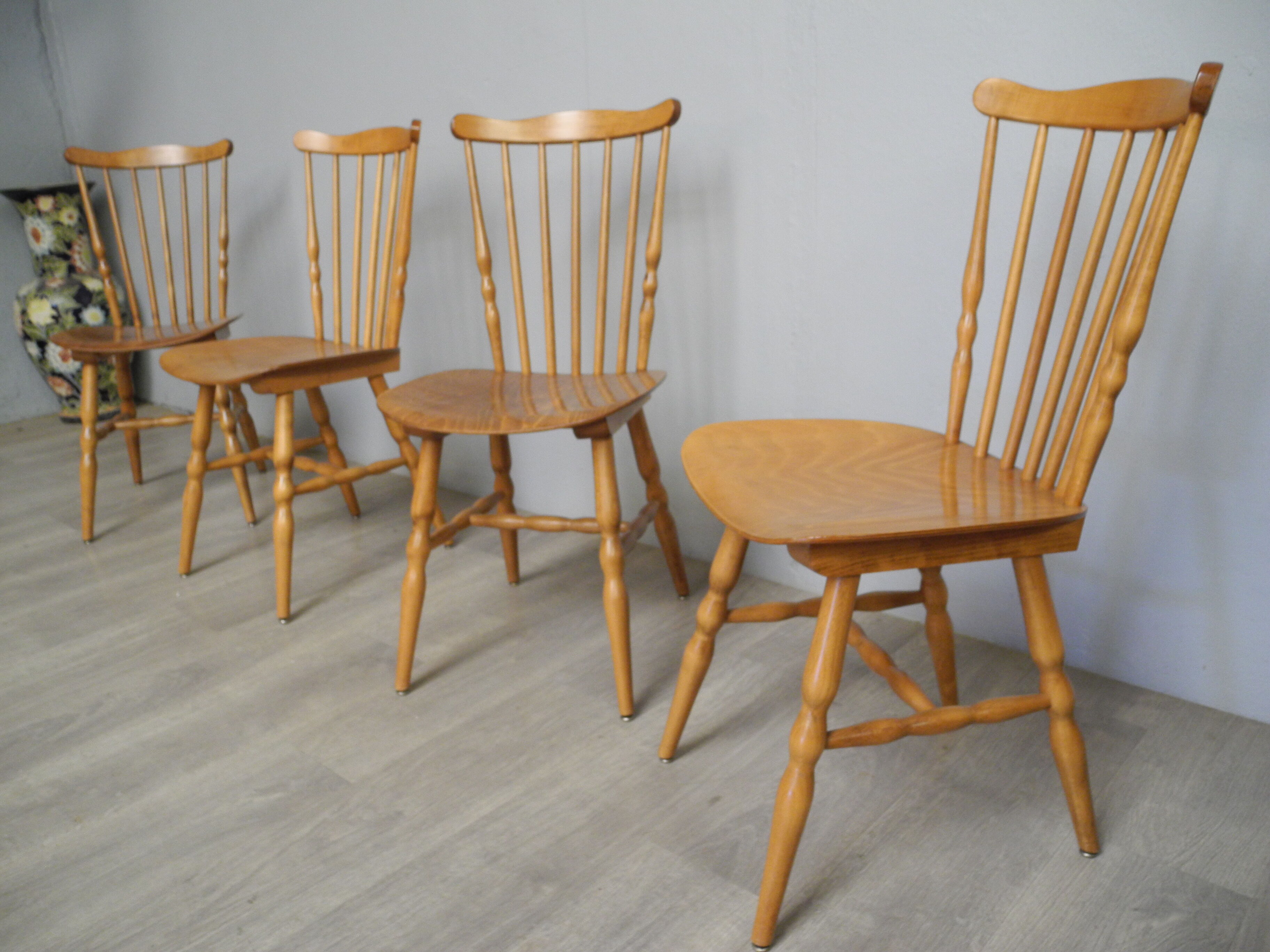 Lot of 4 chairs bistro Baumann Tacoma from the 60s