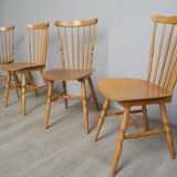 Lot of 4 chairs bistro Baumann Tacoma from the 60s