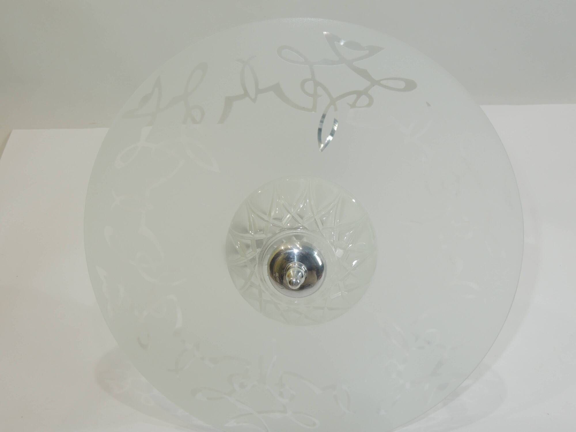 Glass pendant lamp 1930 /art deco/vintage/chandelier palette
