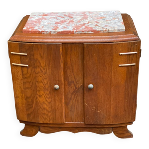 table de chevet art déco - marbre