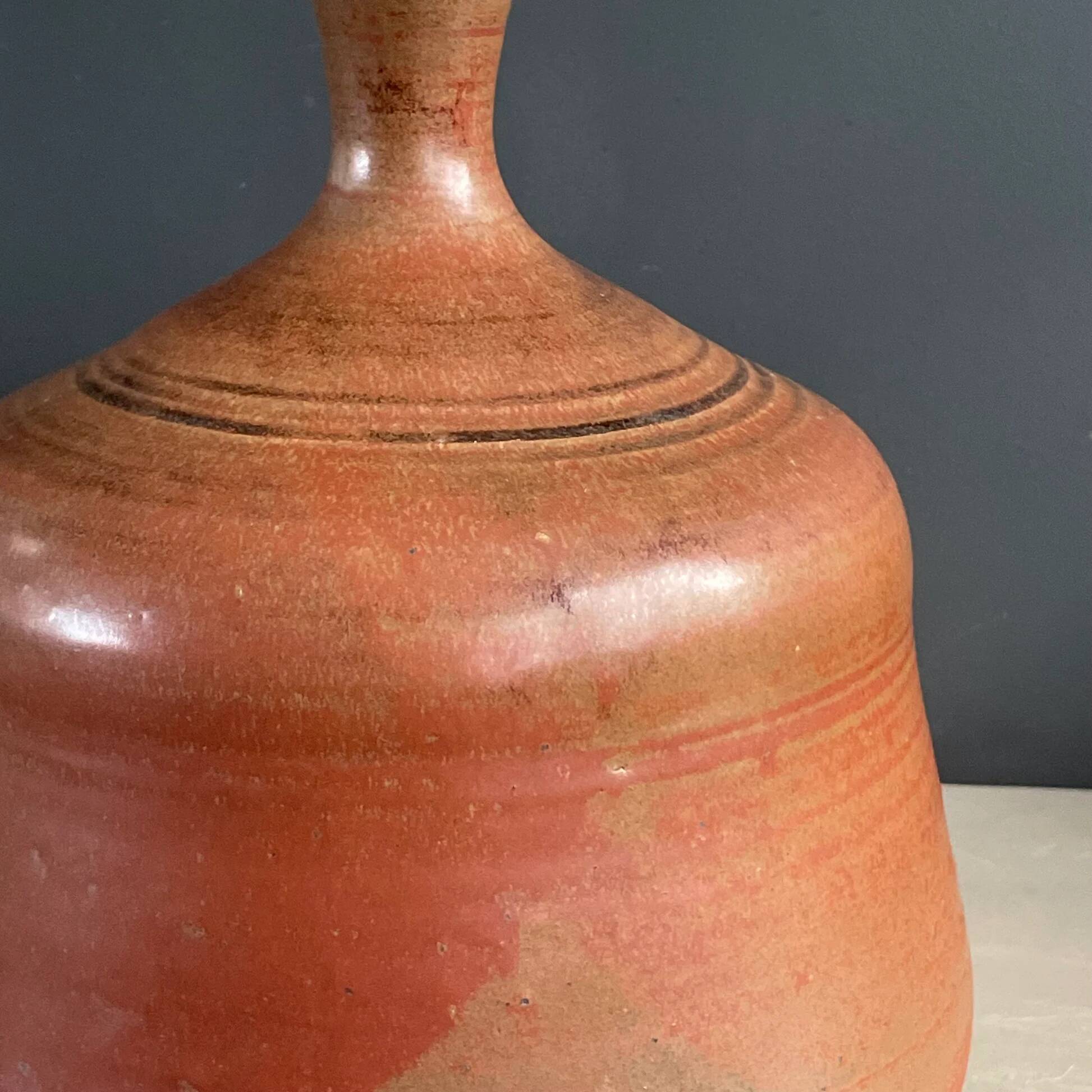 Pied de lampe vintage en céramique