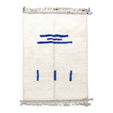Tapis beni ouarin fait main traditionnelle taille 150 x 250 cm