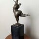 Contemporary sculpture on a marble base