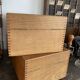 Set of 2 wooden plug boxes