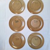 Vintage village stoneware dessert plates