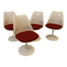 Set of 4 "Tulip" chairs Eero Saarinen