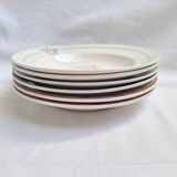 Assiettes creuses HBCM, St Amand