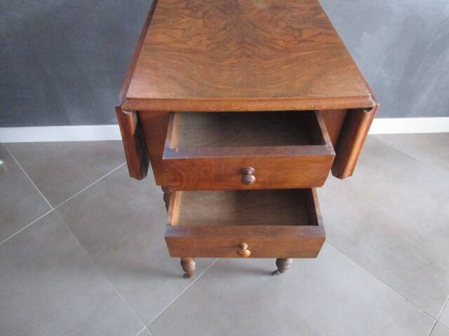 Old side table - folding edges