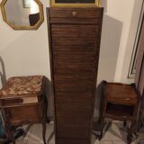 Curtain filing cabinet