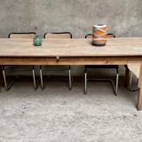 Large farm table solid wood draper table Length 240 cm