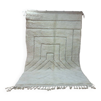 Tapis beni ouarin fait main traditionnelle taille 150 x 250 cm