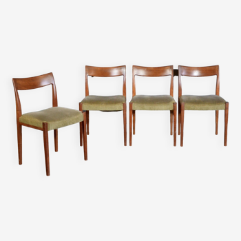 Set Of 4 Vintage Midcentury Nils Jonsson For Troeds Swedish Teak Chairs. Very Rare Modern / Retro