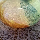 Polychrome crystal lamp base from crystal artisan Klein in Baccarat