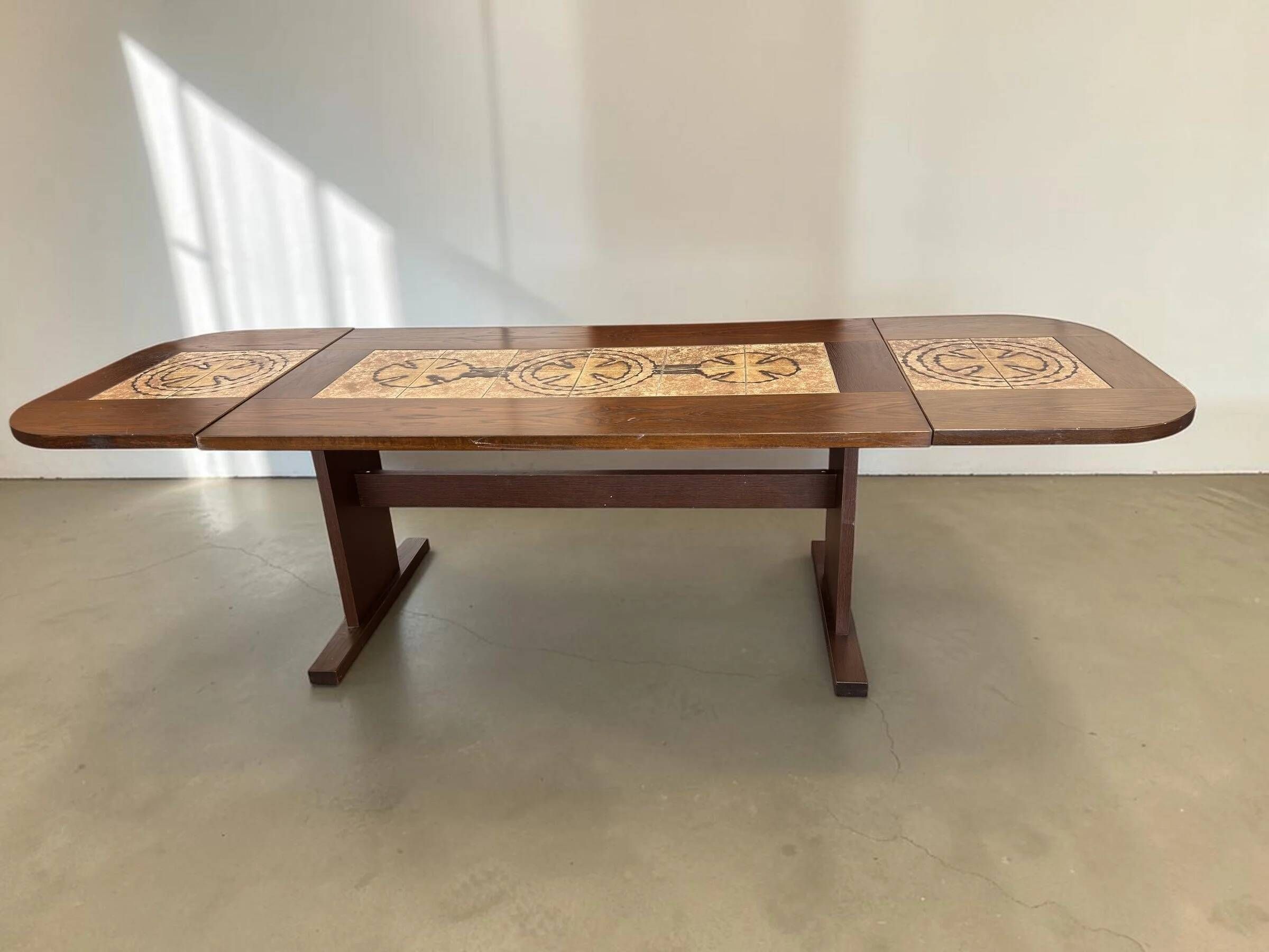 Table à manger danoise extensible de Poul Poulsen pour Ganso Møbler
