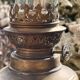 Vintage kerosene lamp copper wall light