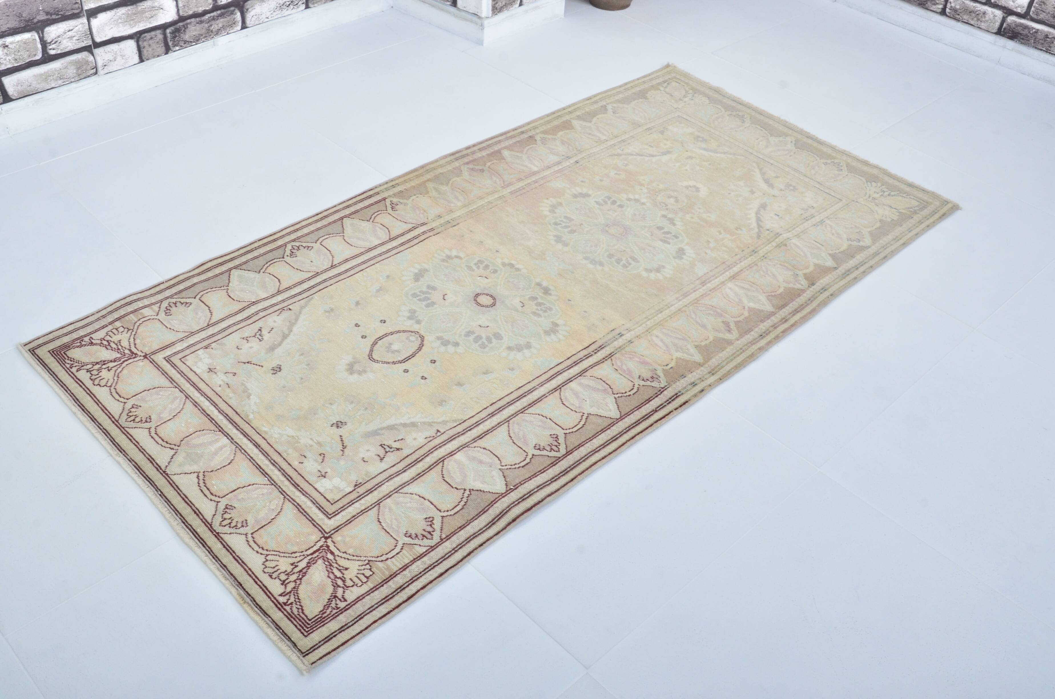 Oushak Vintage Small Turkish Rug sku3428