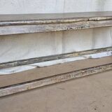 Old burmese teak bench