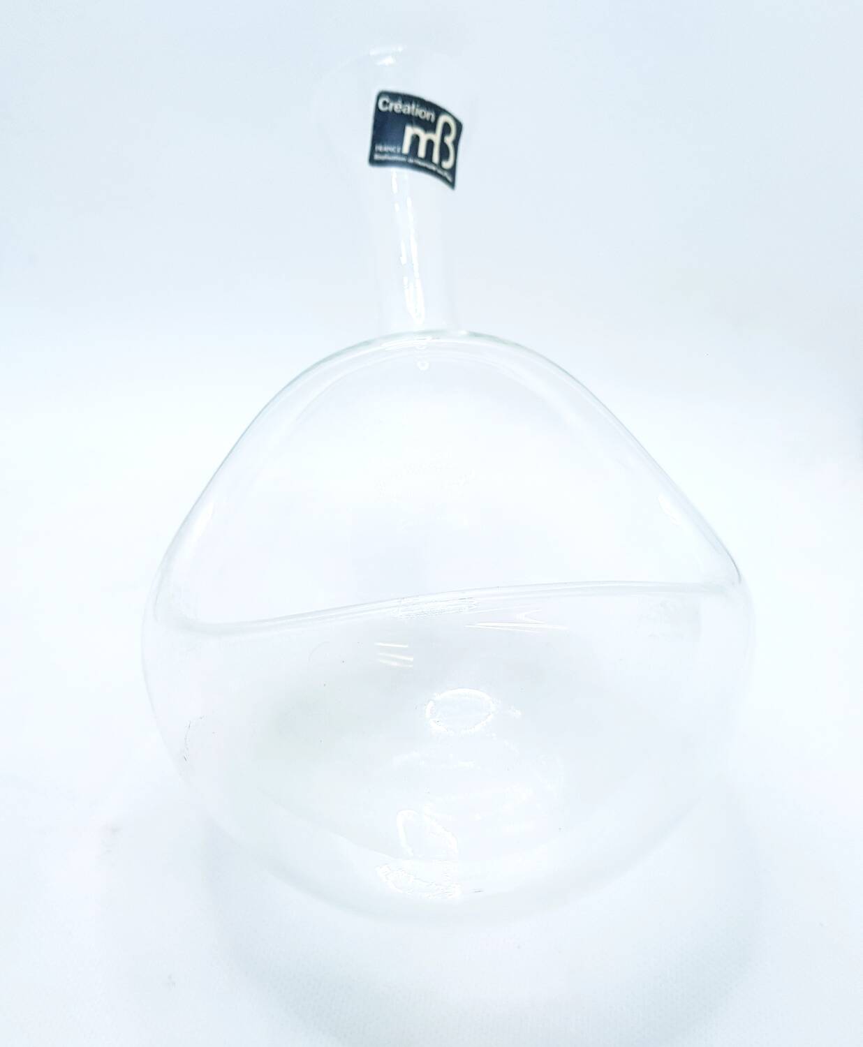 Hand blown chiller decanter