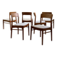 6 Danish chairs by Henning Kjaernulf in teak.