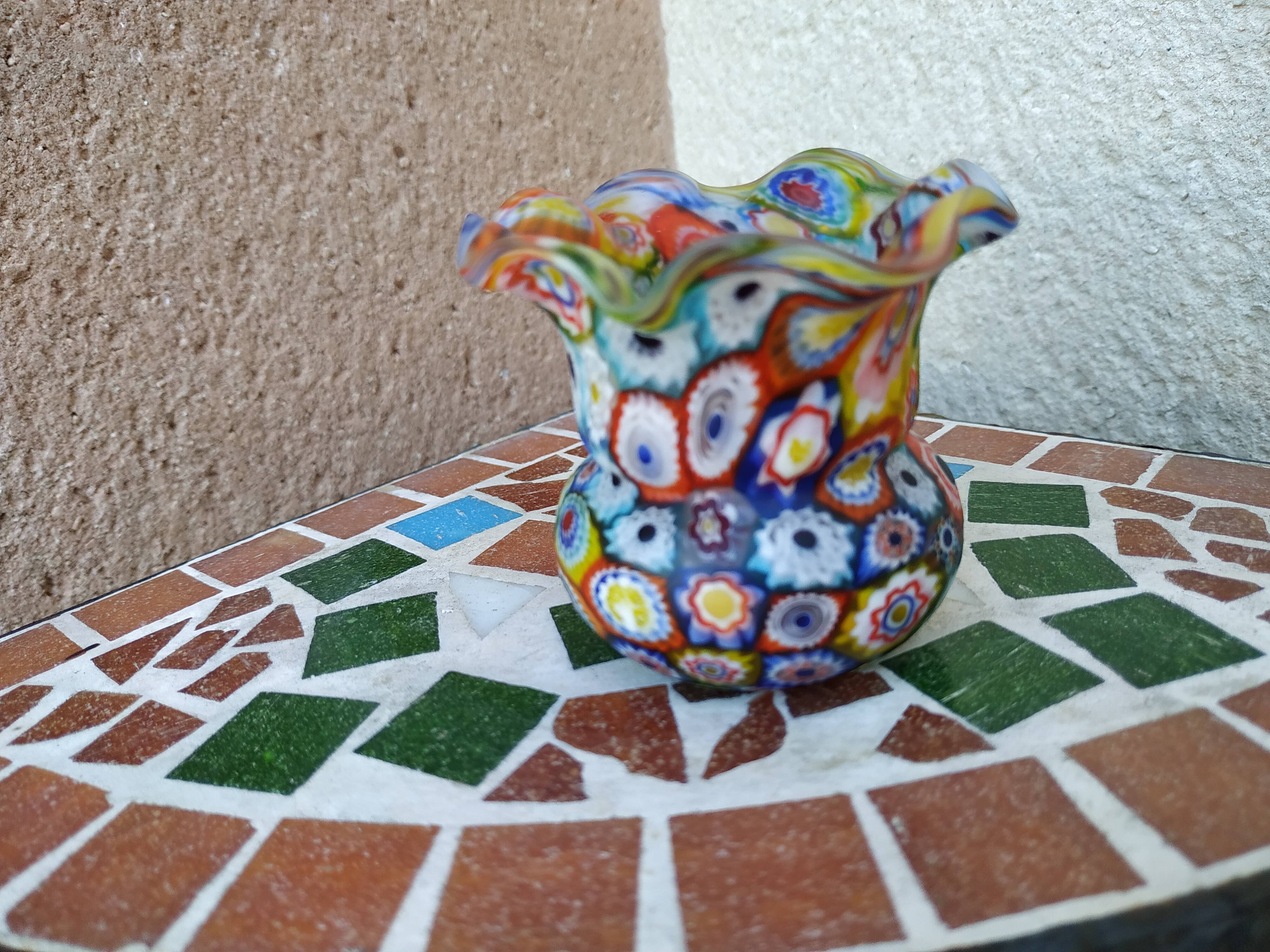 Millefiori vase from Murano