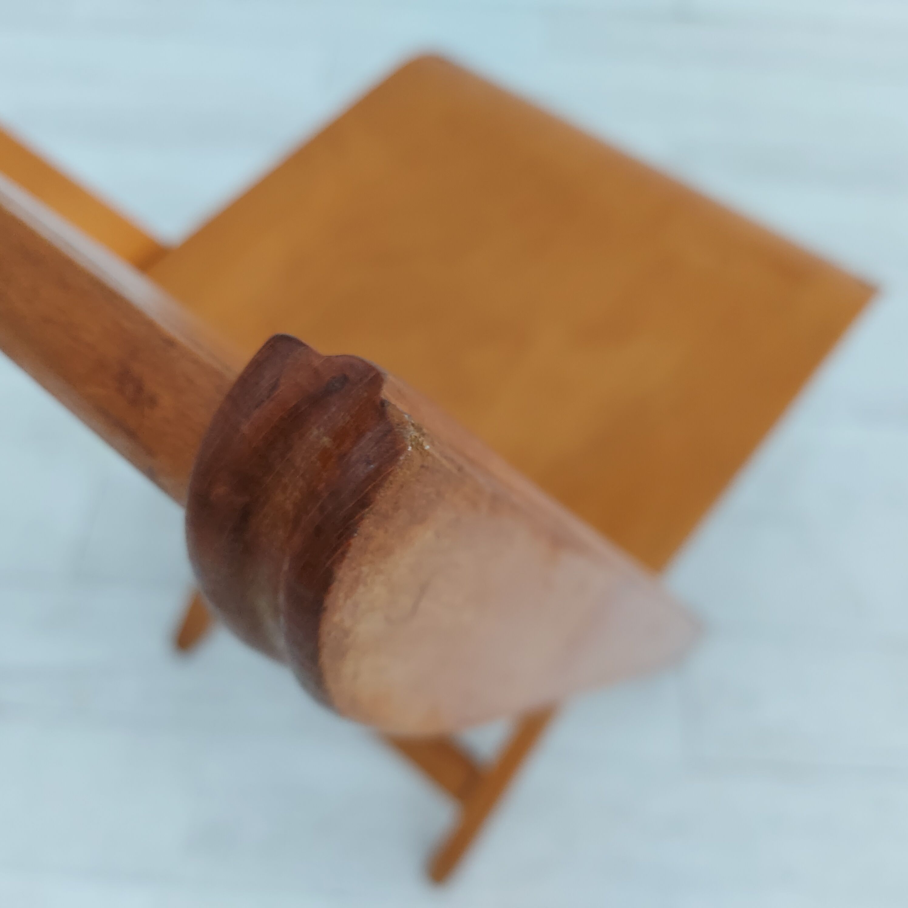 60s, Danish design, set of 3 pcs folding chairs, plywood