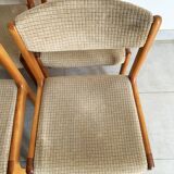 Set of 4 vintage baumann chairs from the 50s
