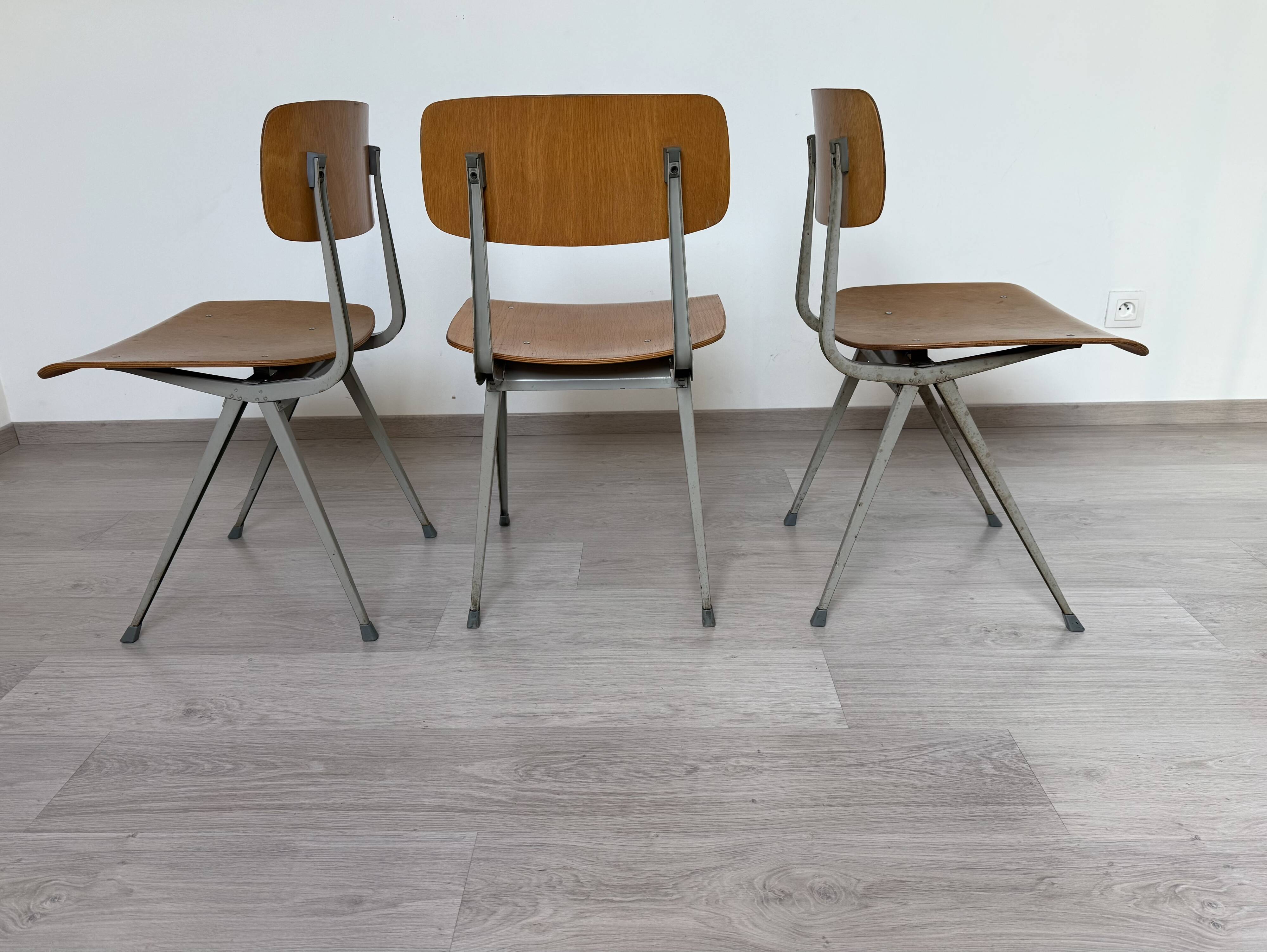 Set of 3 Friso Kramer chairs for Ahrend by Cirkel Result 60s 70s