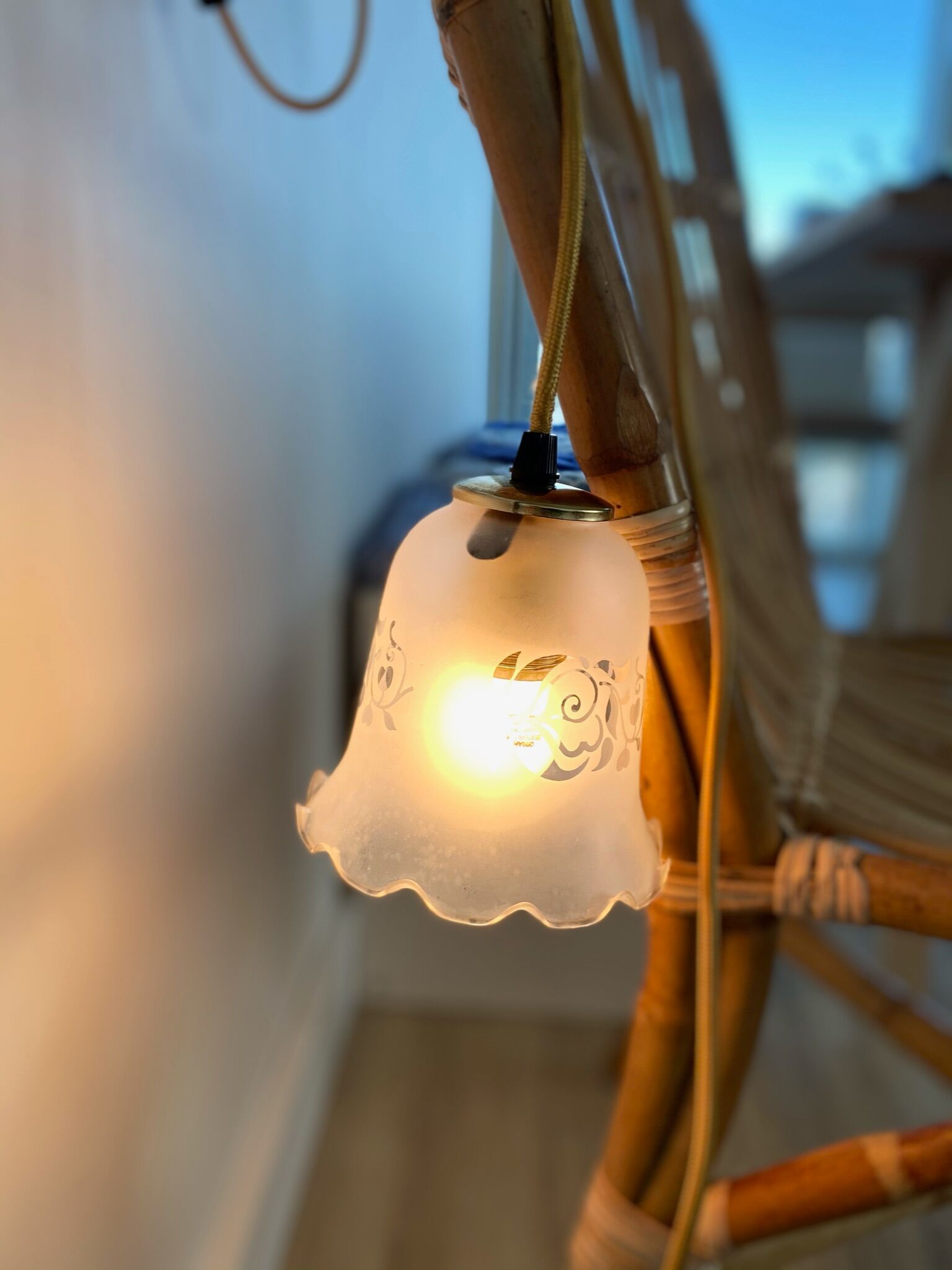 Vintage golden cord balladeuse