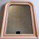 Vintage Louis Philippe style apricot table mirror 53 cm x 45 cm
