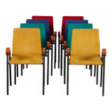 Set of 8 Pigalle chairs by Caramia for XO, 1990