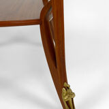 Pedestal table "Olga" by Louis Majorelle in mahogany, France, circa 1900