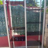 vintage 1980 aluminum shelf