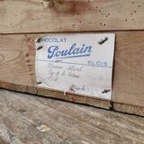 Vintage wooden box Chocolat Poulain